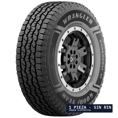 P265/70R16 GOODYEAR WRANGLER WORKHORSE ALL TERRAIN 112T BLK · 1 pza — llanta en Avante Miramontes