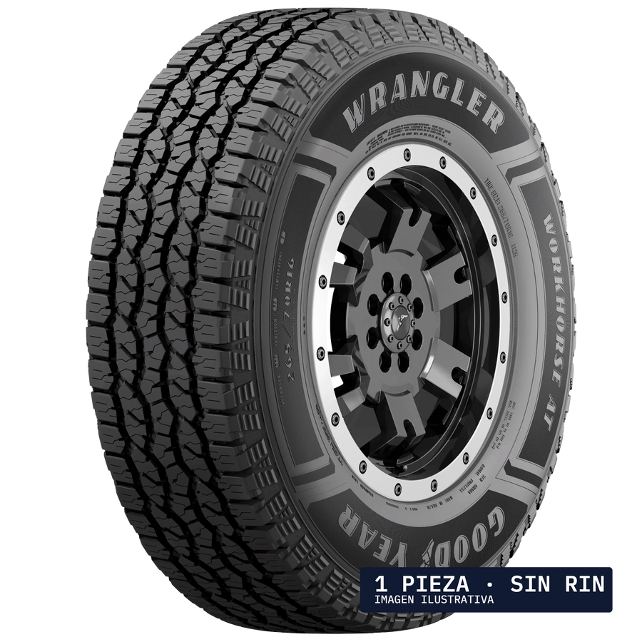 P265/70R16 GOODYEAR WRANGLER WORKHORSE ALL TERRAIN 112T BLK · 1 pza — llanta en Avante Miramontes, Coyoacán, CDMX