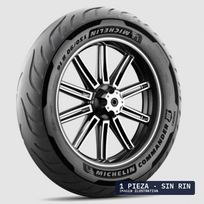 80/90-21 MICHELIN COMMANDER III CRSR 54H DELAN TL/TT · 1 pza — llanta en Avante Miramontes