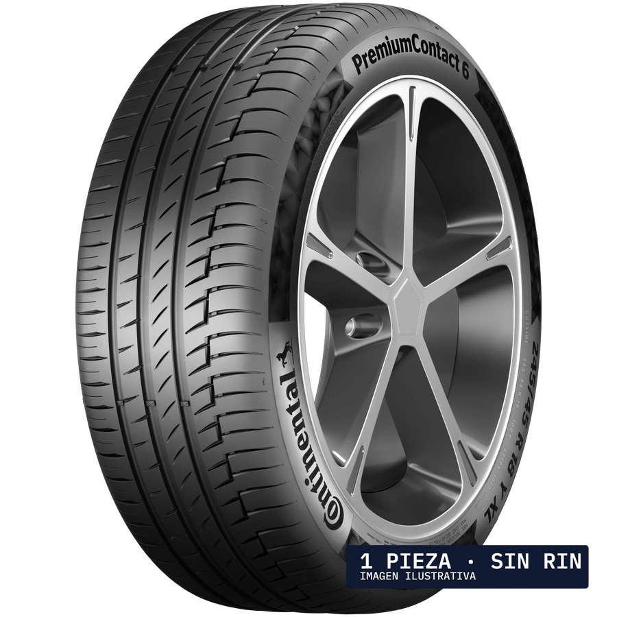 P225/55R19 CONTINENTAL PREMIUM CONTACT 6 99V BLK · 1 pza — llanta en Avante Miramontes, Coyoacán, CDMX