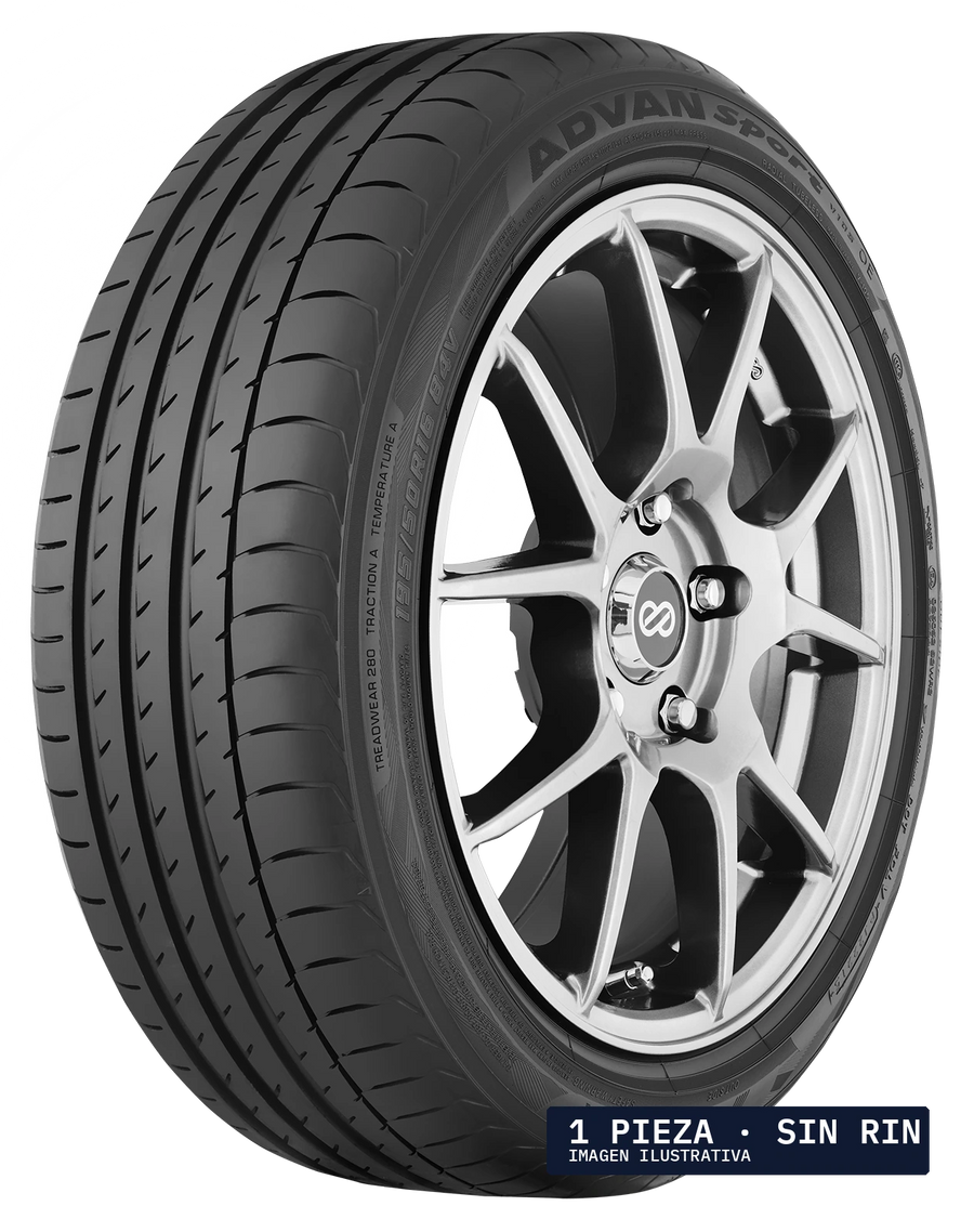 P245/50R19 YOKOHAMA ADVAN SPORT V105 RUNFLAT 105W BLK · 1 pza — llanta en Avante Miramontes, Coyoacán, CDMX