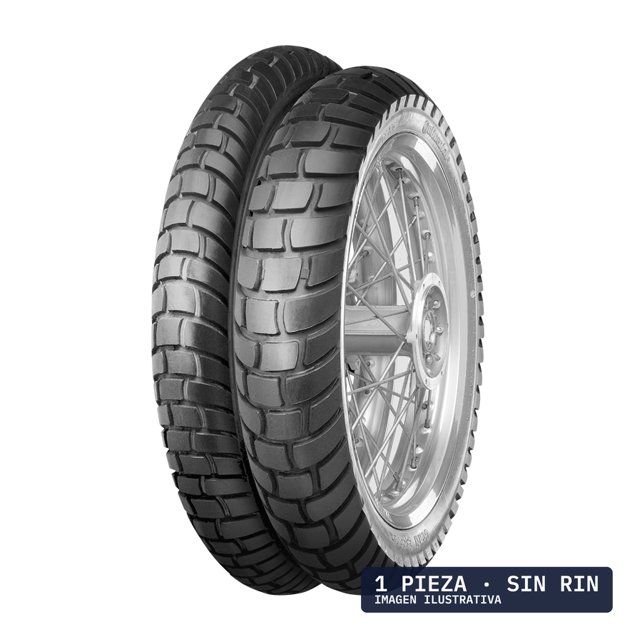 120/90-17 CONTINENTAL CONTIESCAPE 64S TT · 1 pza — llanta en Avante Miramontes, Coyoacán, CDMX