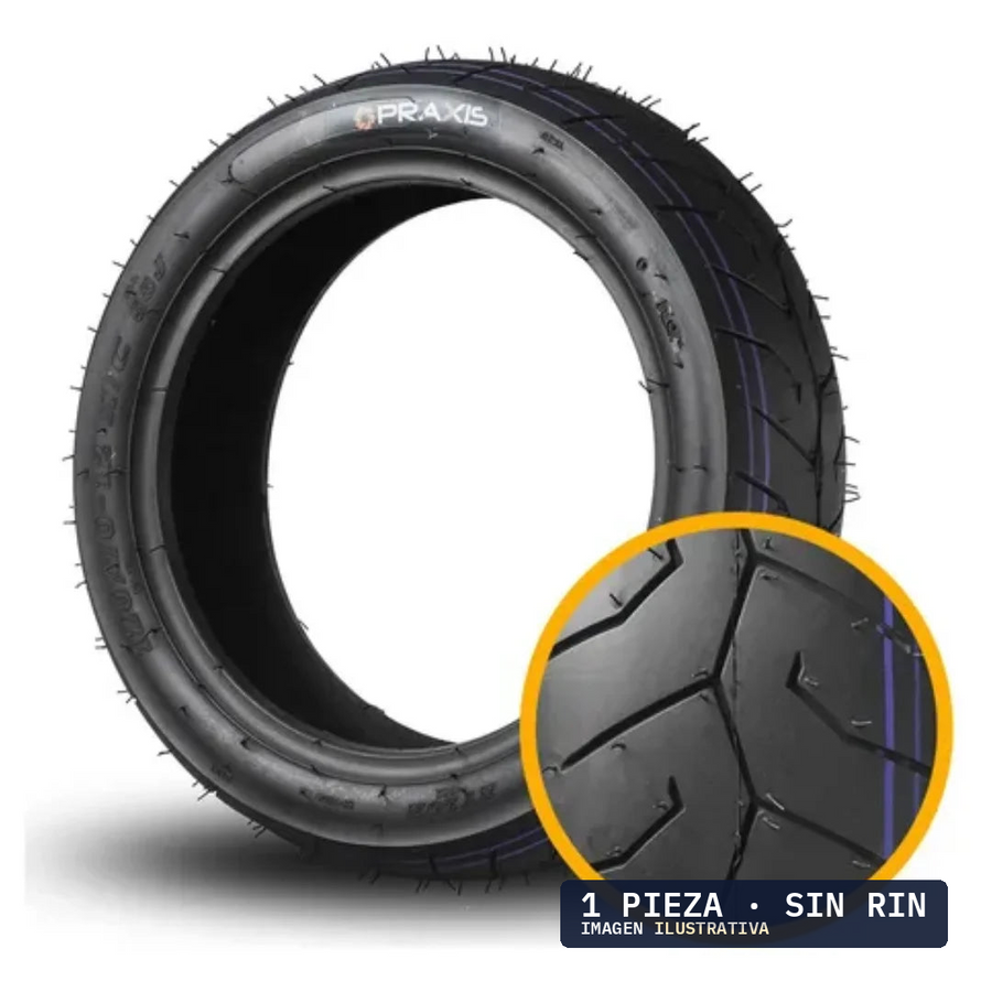 120/70-12 PRAXIS EY2304 TL · 1 pza — llanta en Avante Miramontes, Coyoacán, CDMX