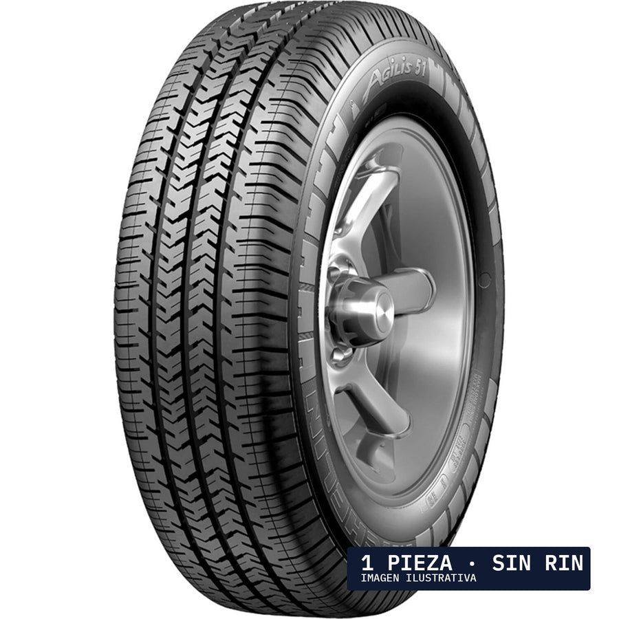 LT195/65R16 MICHELIN AGILIS51 100/98T BLK 6C · 1 pza — llanta en Avante Miramontes, Coyoacán, CDMX