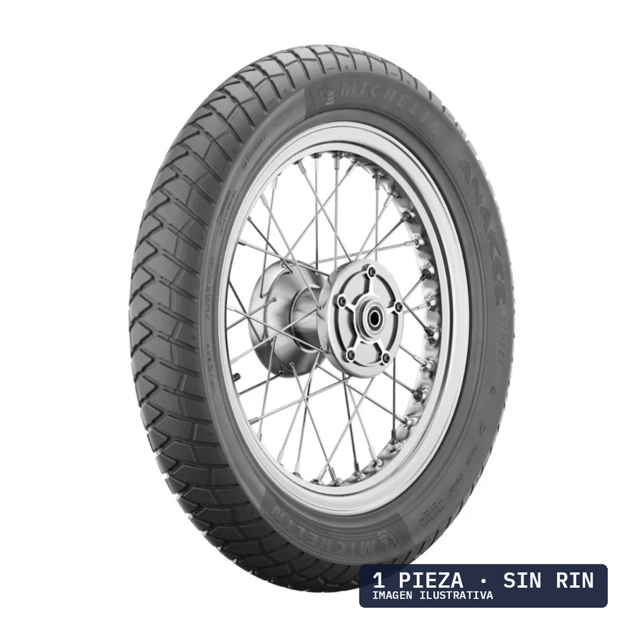 120/80-18 MICHELIN ANAKEE STREET 68T TL · 1 pza — llanta en Avante Miramontes, Coyoacán, CDMX