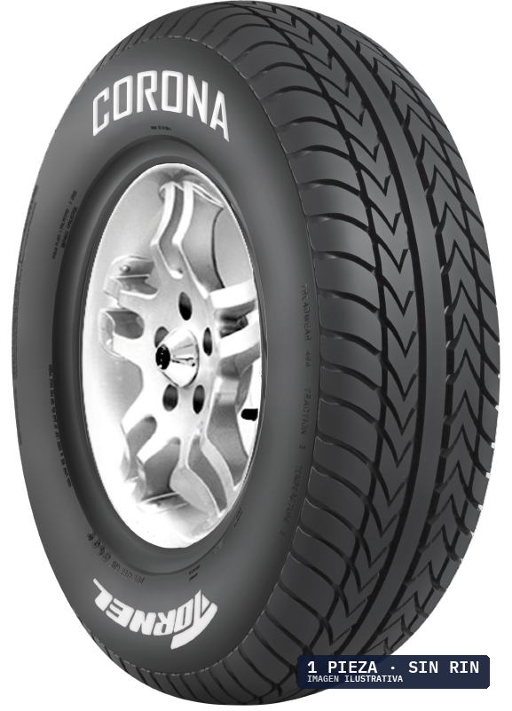 P185/70R13 TORNEL CORONA 85S RWL · 1 pza — llanta en Avante Miramontes, Coyoacán, CDMX
