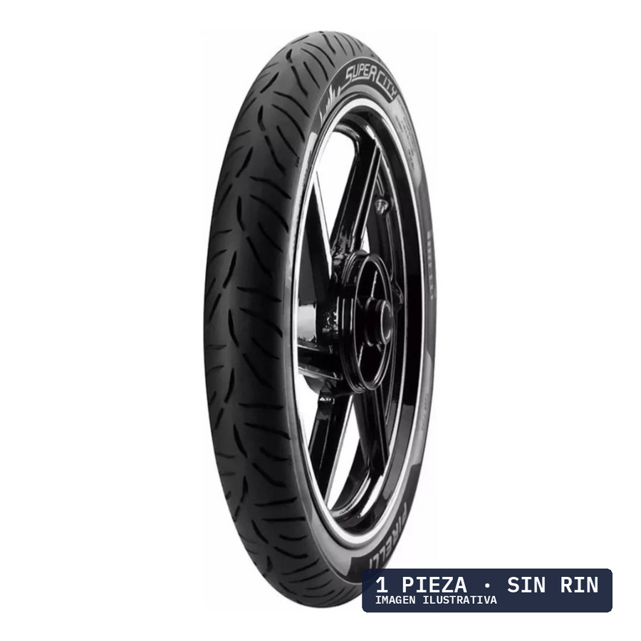 2.75-17 PIRELLI SUPER CITY 47P REINF TT · 1 pza — llanta en Avante Miramontes, Coyoacán, CDMX