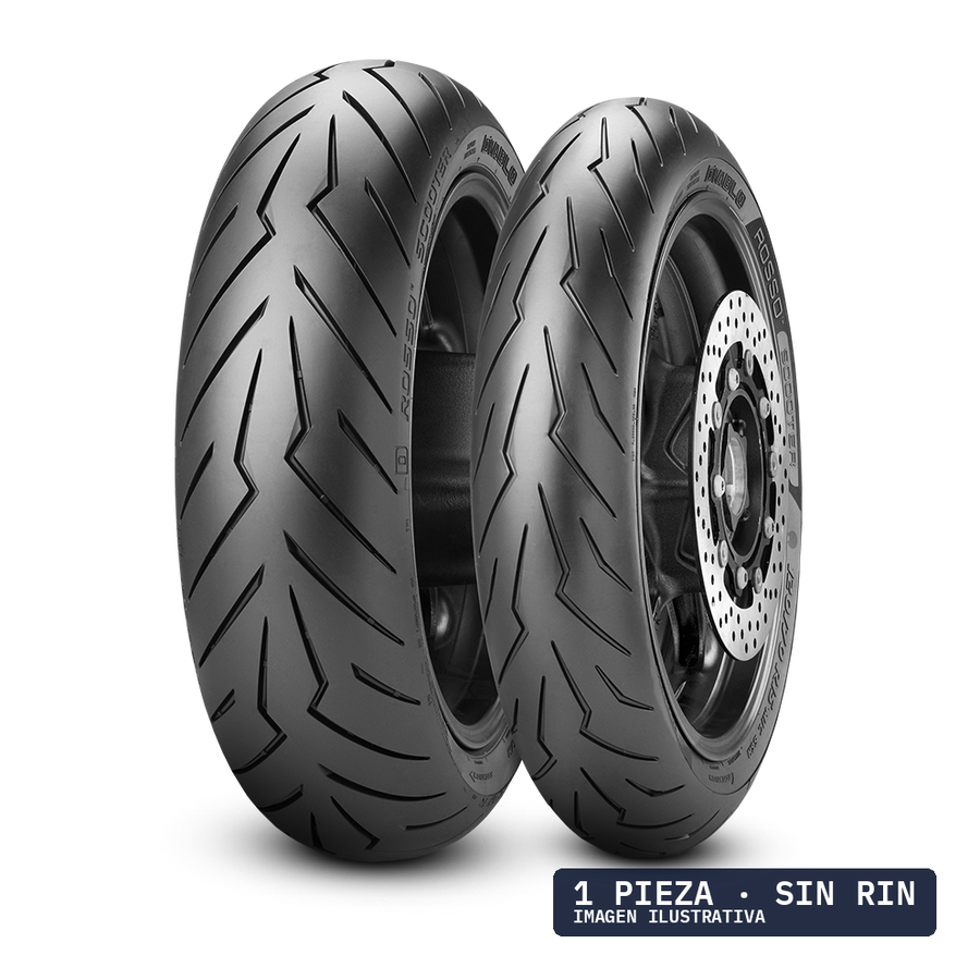120/70-14 PIRELLI DIABLO ROSSO SCOOTER 55S TL F · 1 pza — llanta en Avante Miramontes, Coyoacán, CDMX