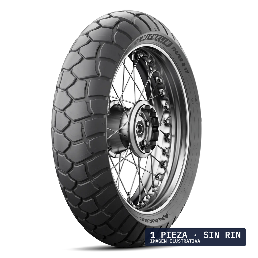 170/60R17 MICHELIN ANAKEE ADVENTURE 72V TL/TT · 1 pza — llanta en Avante Miramontes, Coyoacán, CDMX