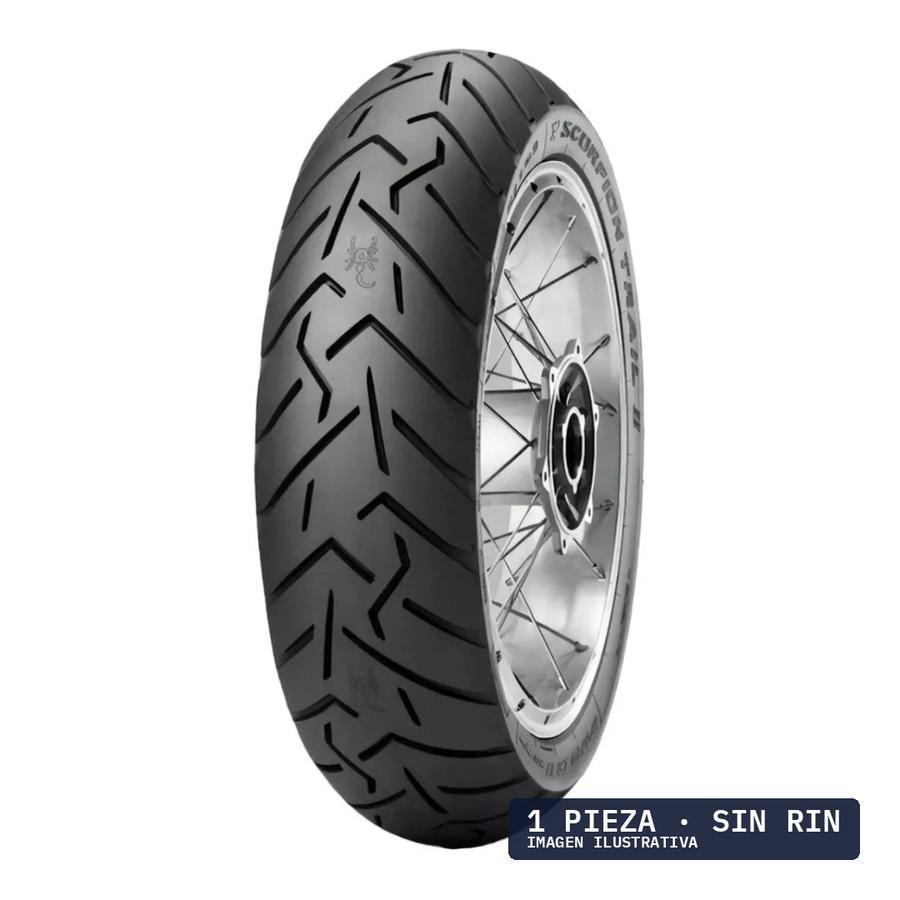 120/70ZR17 PIRELLI SCORPION TRAIL II 58W TL FRONT · 1 pza — llanta en Avante Miramontes, Coyoacán, CDMX