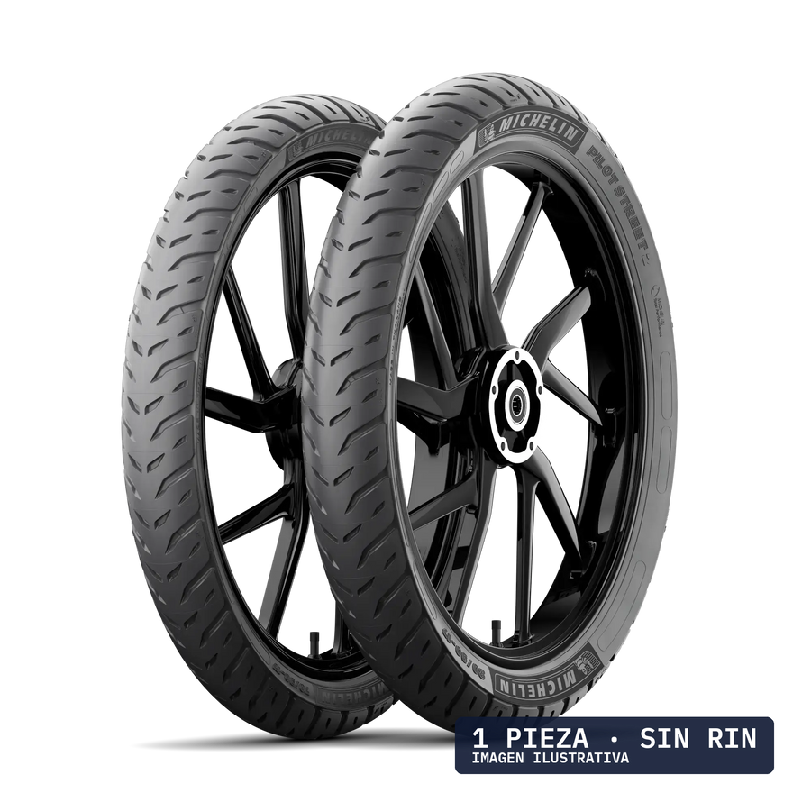 80/100-18 MICHELIN PILOT STREET 2 47S TL · 1 pza — llanta en Avante Miramontes, Coyoacán, CDMX