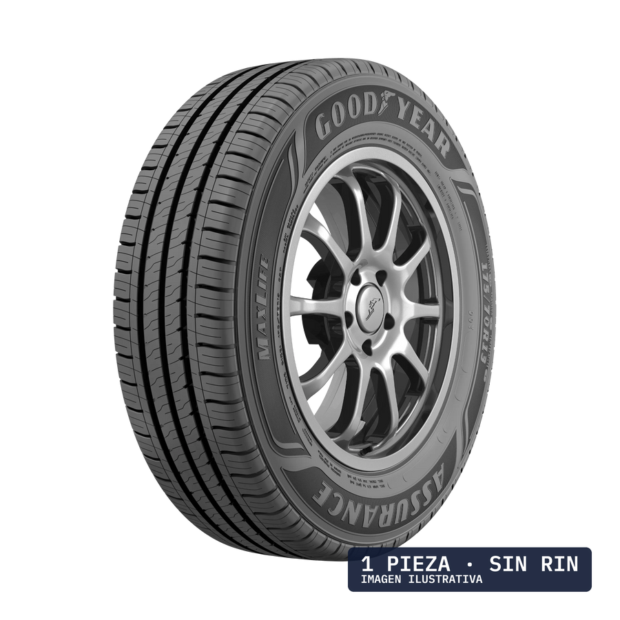 P175/70R13 GOODYEAR ASSURANCE MAXLIFE 82T BLK · 1 pza — llanta en Avante Miramontes, Coyoacán, CDMX