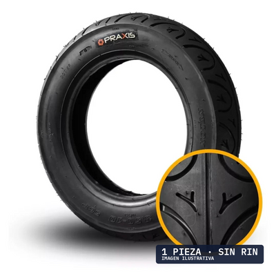 3.50-10 PRAXIS EY-234 56J TL · 1 pza — llanta en Avante Miramontes