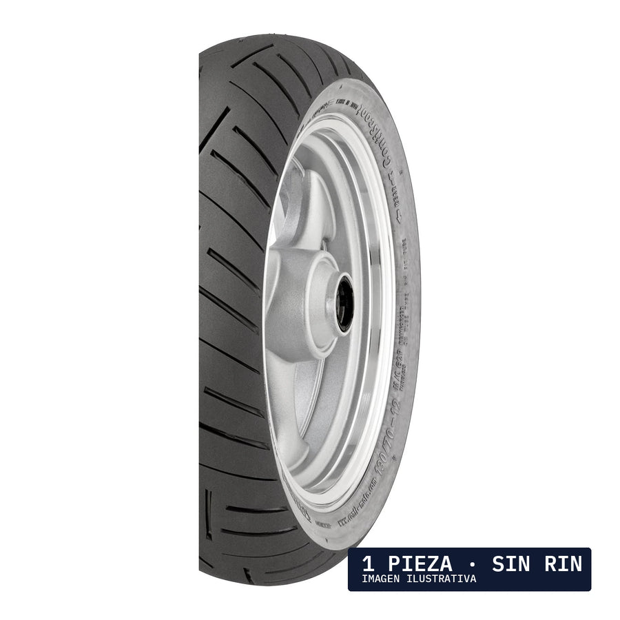 120/70-12 CONTINENTAL CONTISCOOTER 58P REAR TL · 1 pza — llanta en Avante Miramontes, Coyoacán, CDMX