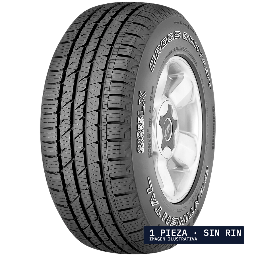 P225/65R17 CONTINENTAL CROSSCONTACT LX 102H BLK · 1 pza — llanta en Avante Miramontes, Coyoacán, CDMX