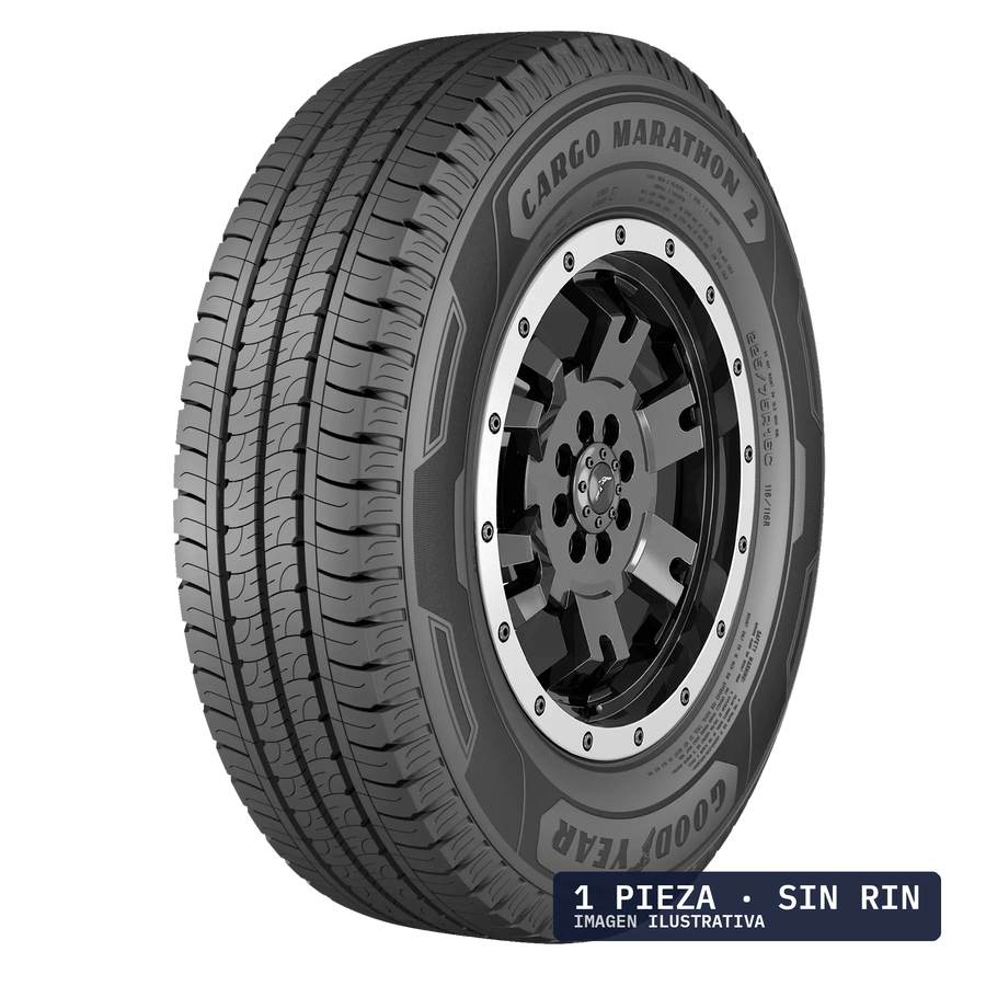 LT185/R14 GOODYEAR CARGO MARATHON 2 102/100R BLK 8C · 1 pza — llanta en Avante Miramontes, Coyoacán, CDMX