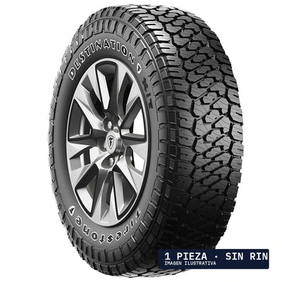 LT31X10.50R15 FIRESTONE DESTINATION X/T ALL TERRAIN 109R OWL 6C · 1 pza — llanta en Avante Miramontes