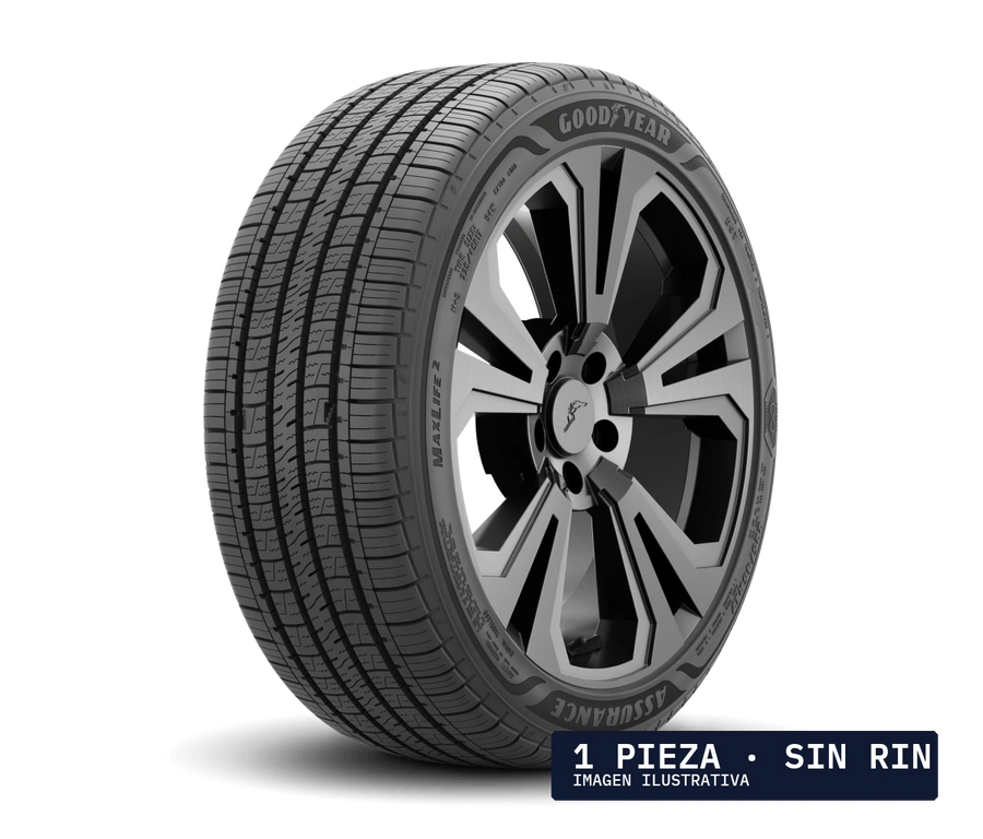 P235/55R20 GOODYEAR ASSURANCE MAXLIFE 2 TREDLIFE 102V BLK · 1 pza — llanta en Avante Miramontes, Coyoacán, CDMX