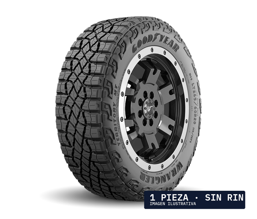 LT275/65R18 GOODYEAR WRANGLER TERRITORY MT MUD TERRAIN 113/110Q BLK 6C · 1 pza — llanta en Avante Miramontes, Coyoacán, CDMX